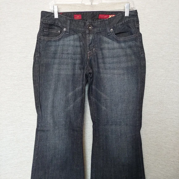 Express X2 Stella Full Leg Low Rise Jeans Size 8S - Picture 3 of 11